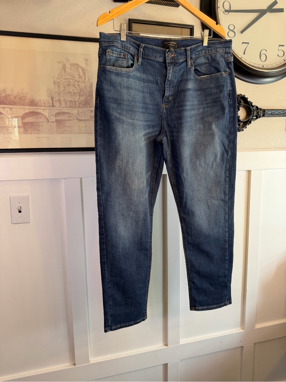 Women’s Banana Republic Girlfriend Jeans Sz 32/14 k471